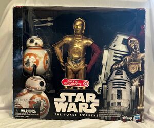 2015 Hasbro Star Wars 12" Droid 3-Pack Target Exclusive (C-3PO, BB-8, RO-4LO)